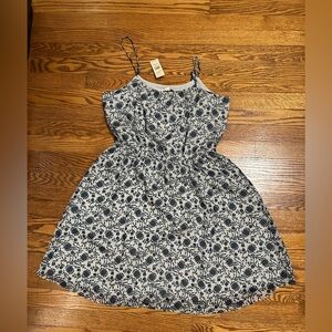 LOFT Blue and White Floral Kids Dress